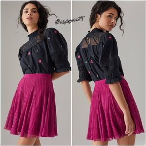 NWT, Anthropologie, Juliette Tulle Mini Skirt